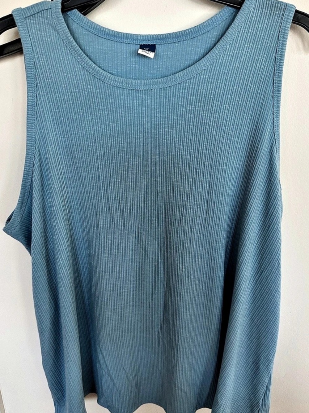 Old Navy Luxe Ribbed Tank Top Blue & Pink XL